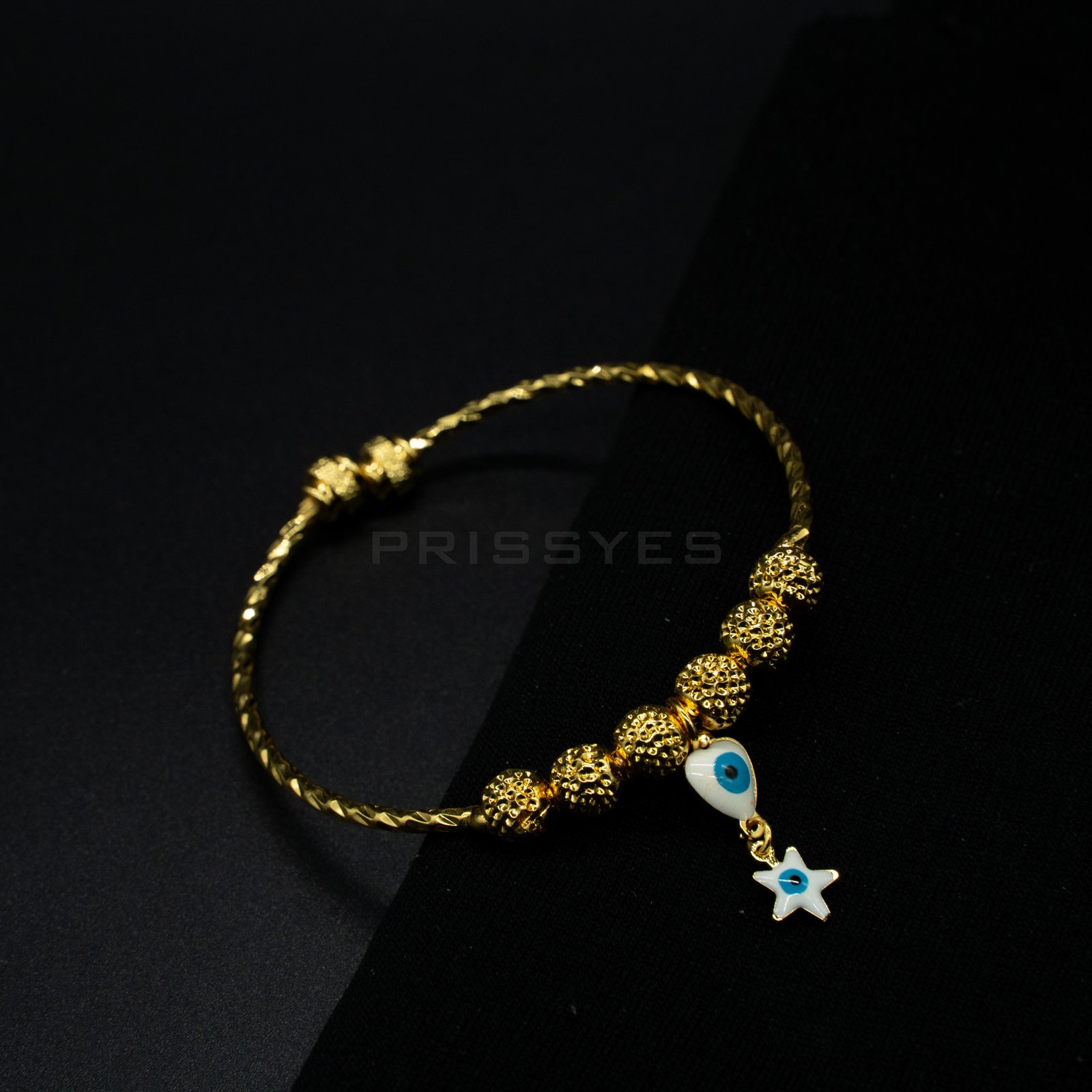 Stainless Colourful Evil Eye Bracelet