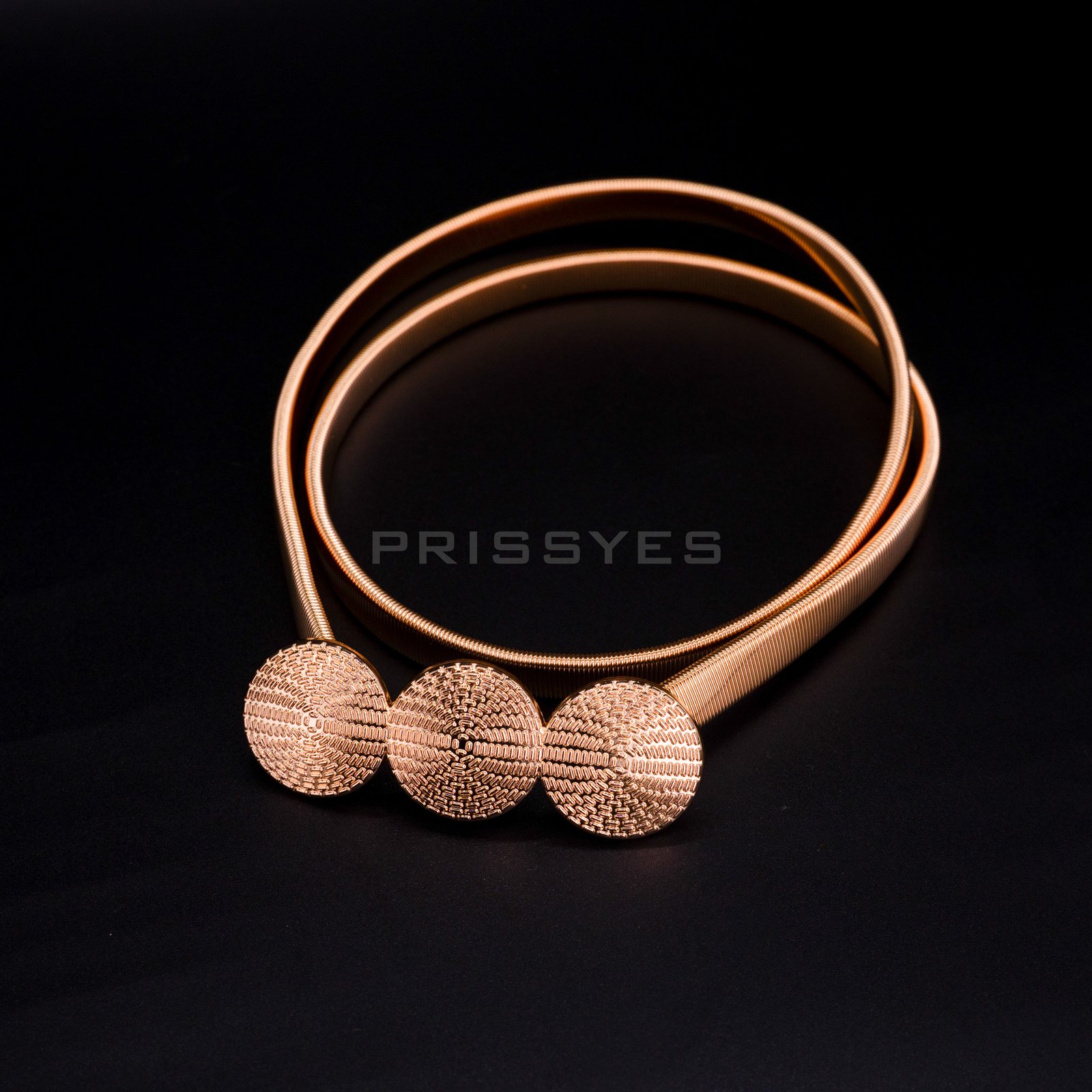 Round Simple Design Waist Belt